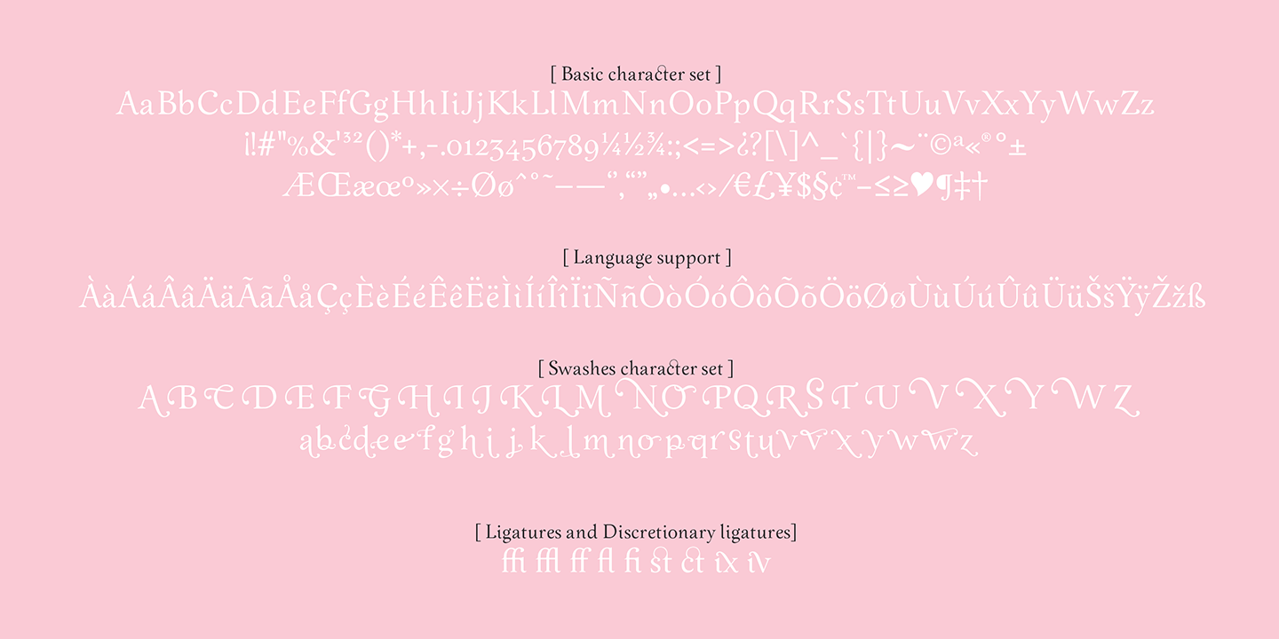 Beispiel einer Momoiro Regular-Schriftart